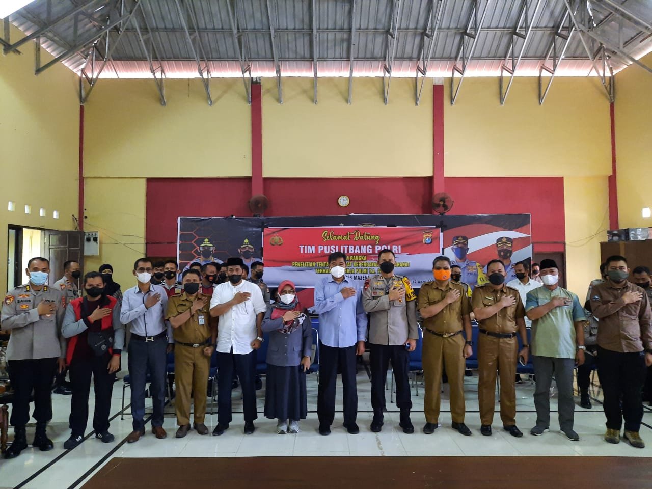 Tingkat Kepercayaan Masyarakat di Majene Jadi Sasaran Utama Puslitbang Polri