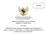 Mendagri Terbitkan Aturan Terbaru PPKM Covid-19