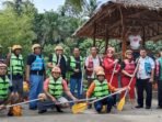 Ketum SMSI Pusat dan Bupati Sergai, Arung Jeram di Sungai Bah Bolon