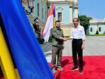 Presiden Jokowi Disambut Presiden Zelenskyy di Istana Maryinsky