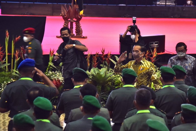 Presiden Buka Silaturahmi Nasional Persatuan Purnawirawan TNI AD
