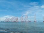 35 Sandeq Mulai Berlayar ke Pelabuhan Banggae